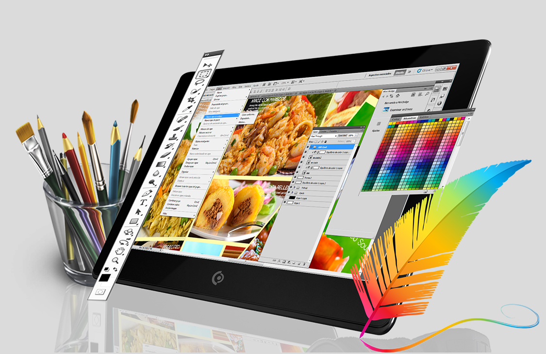 Есть лого, нужен макет