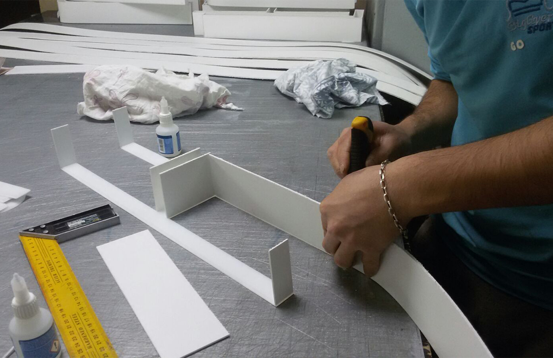 Изготовление изделия (склейка, сборка)