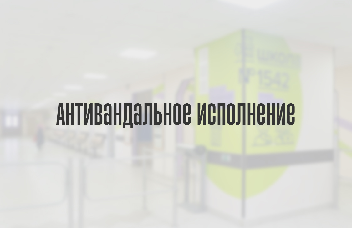 Антивандальное исполнение